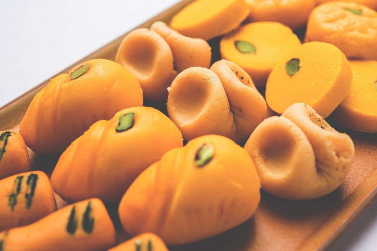 Make Tasty Orange Sandesh at home in an easy way