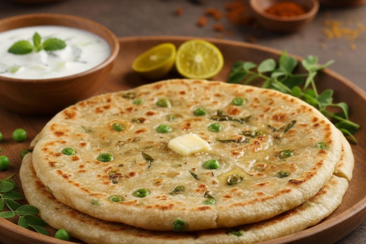 Methi Matar Paratha