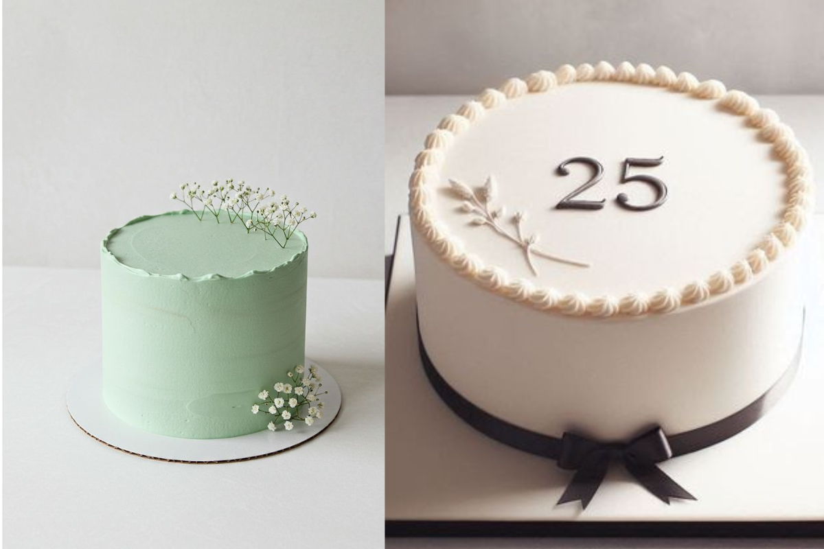 Minimal Elegant Cake Designs