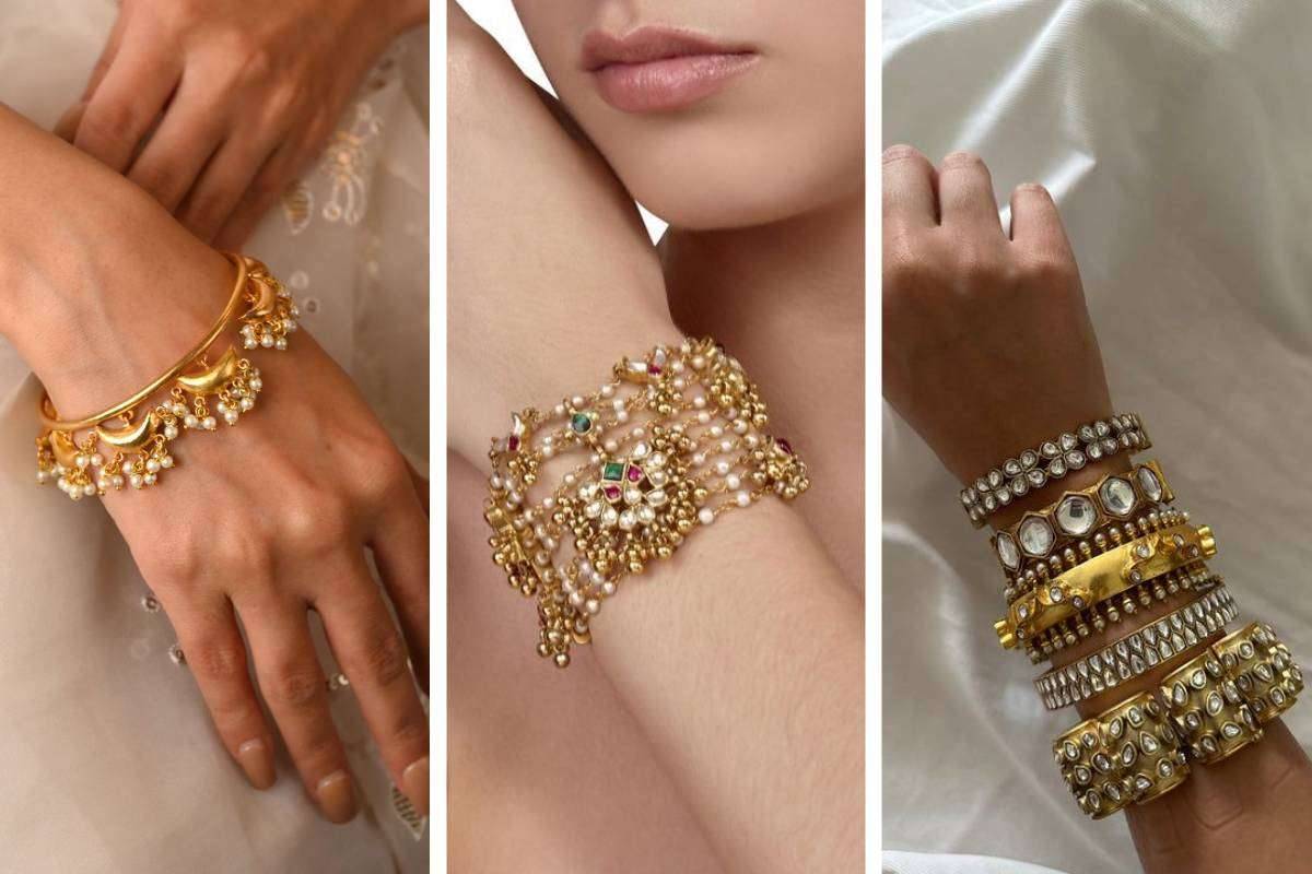 New Kundan Bangles Design: देखें कुंदन चूड़ियों के लेटेस्ट डिजाइन, बहू-बेटी के लिए परफेक्ट गिफ्ट ऑप्शन 3 Modern Kundan Bangles With Traditional Design, Elegant Style For Festive Occasions