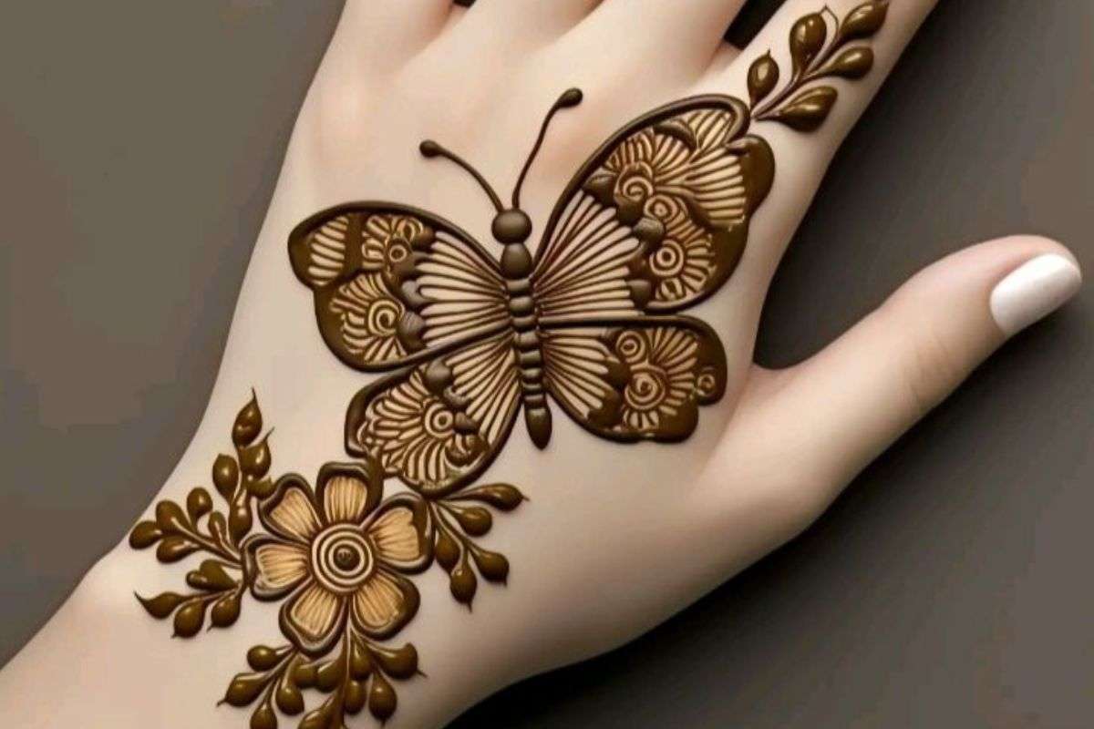 Modern Tattoo Style Mehndi