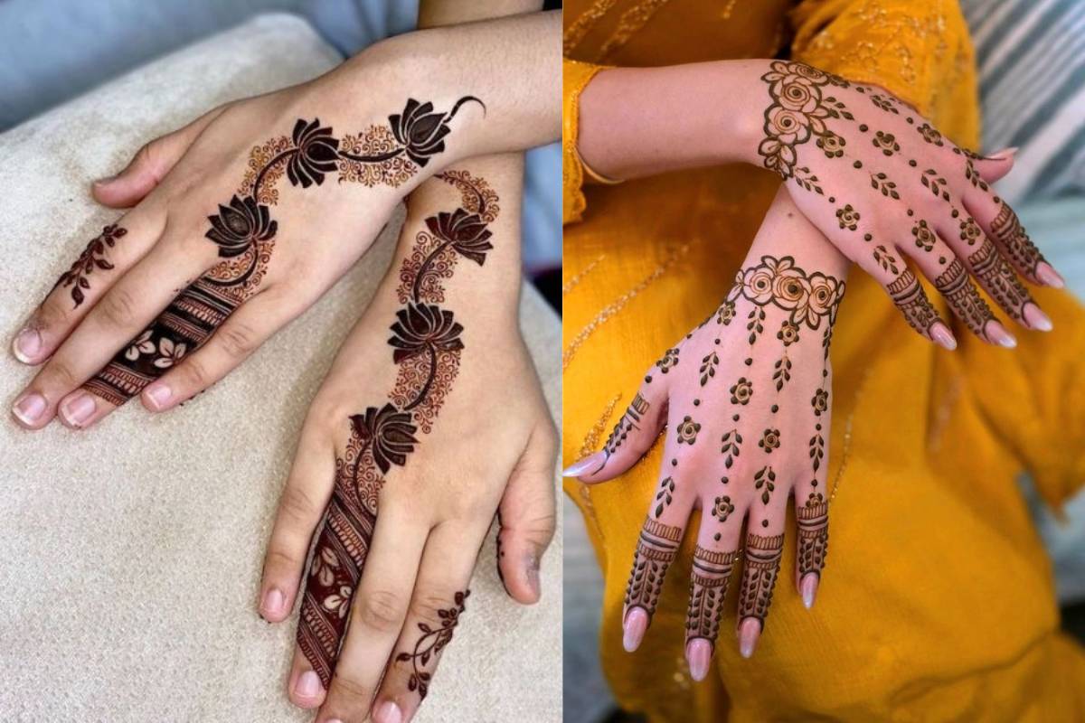 Latest Lotus Mehendi Design Images: मेहंदी के न्यू ट्रेंड में कमल मेहंदी डिजाइन बन रहा सबकी पसंद – हर कोई लगाना चाह रहा ये सुंदर डिजाइन 6 New Lotus Mehendi Design Vine Style