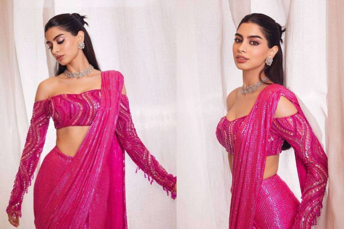 Latest Partywear Blouse Design: पार्टी में पहनें ऐसे ब्लाउज जो दें पूरा सेलिब्रिटी वाइब 1 Off Shoulder Blouse Design Full Sleeves Inspired By Khushi Kapoor