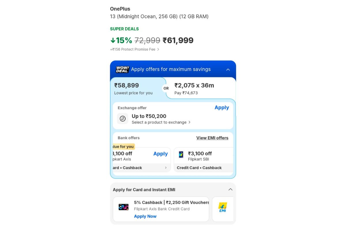 Oneplus 13 Price Details On Flipkart
