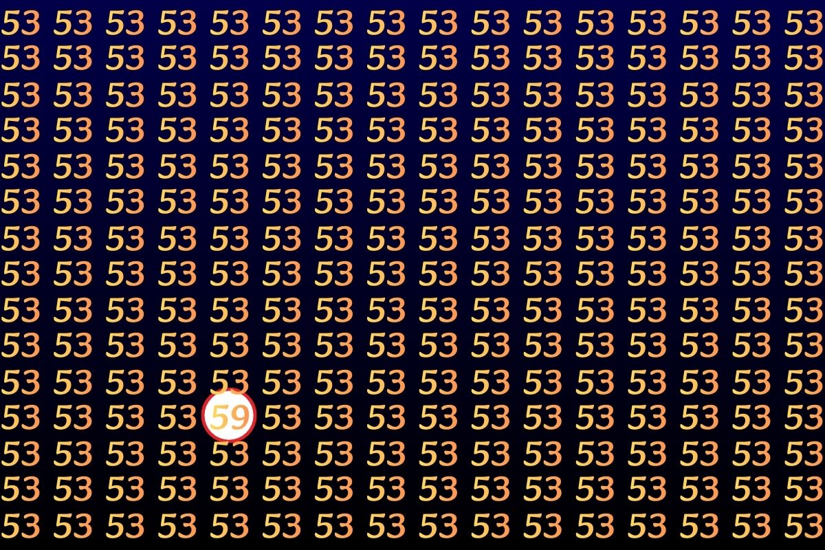 लाल रंग के घेरे में है 59