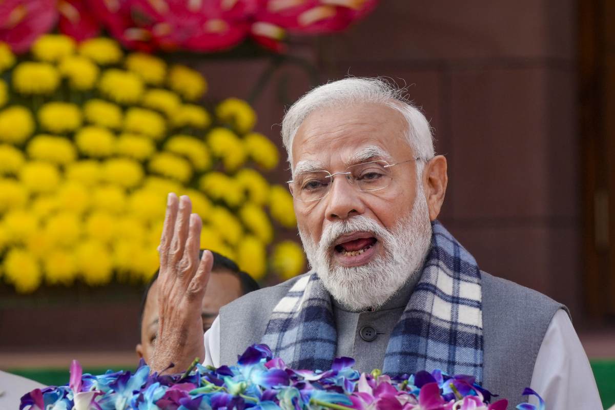 PM Modi in Parliament