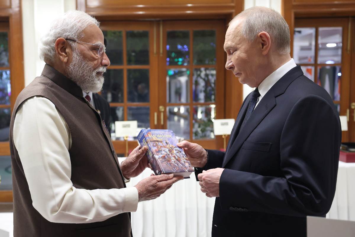 PM Modi with Putin
