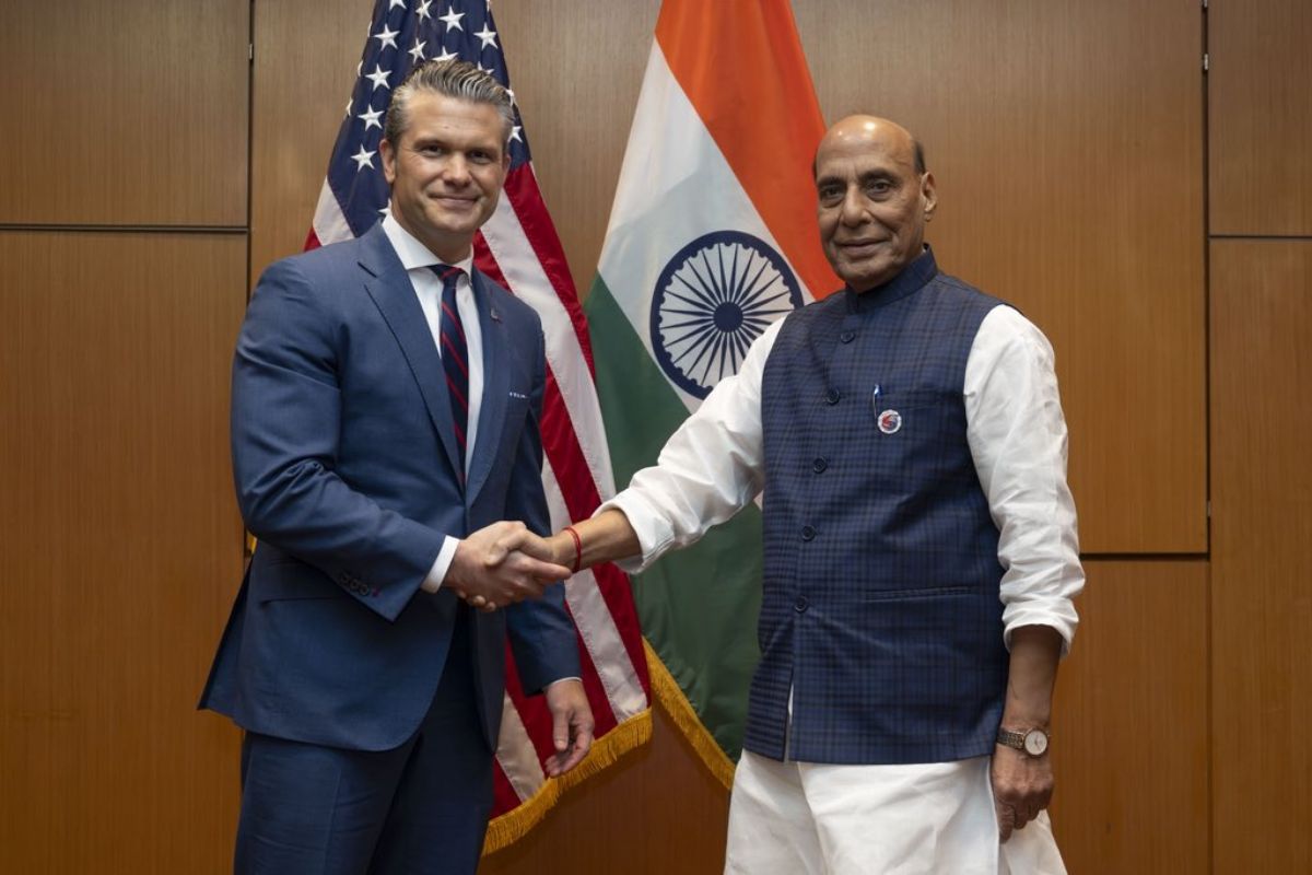 Pete Hegseth and Rajnath Singh