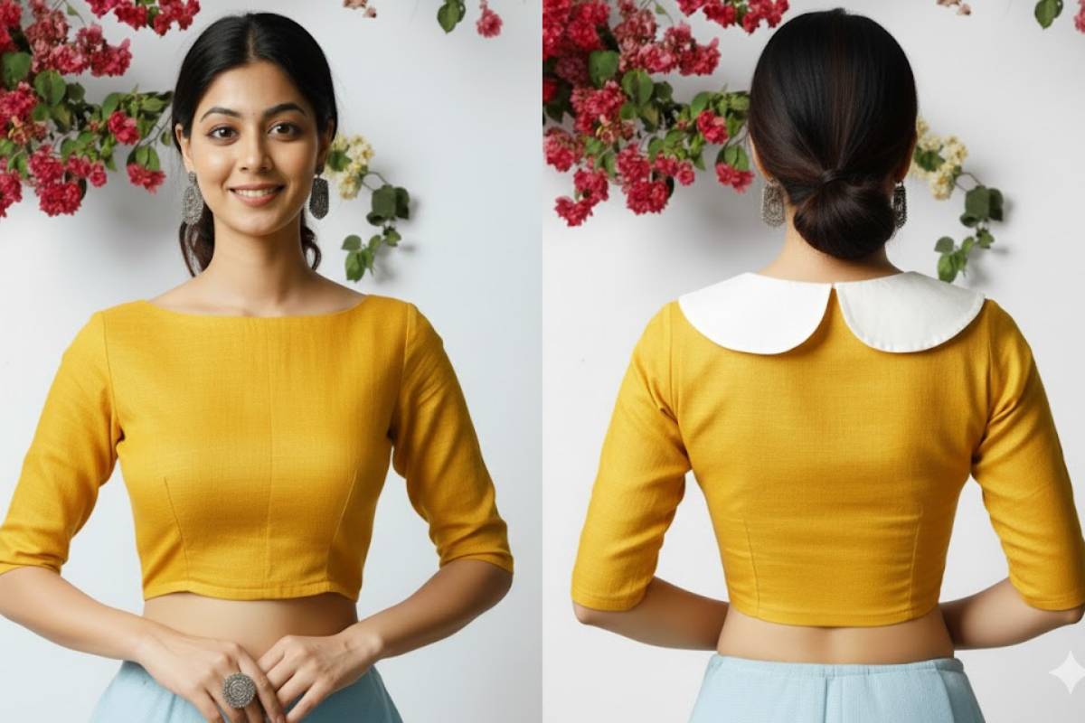 Peter Pan Collars Blouse Design