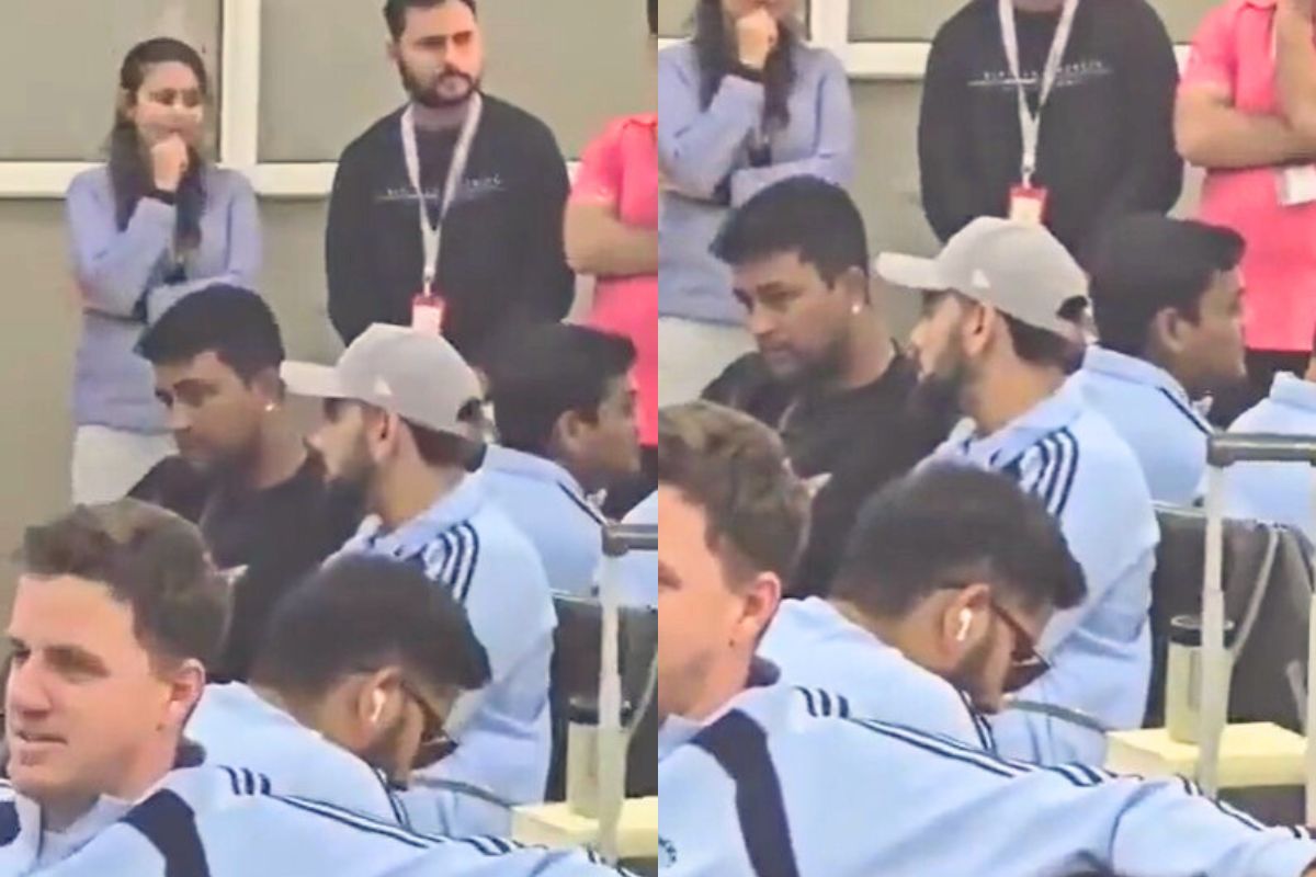 Pragyan Ojha and Virat Kohli Meeting at airport