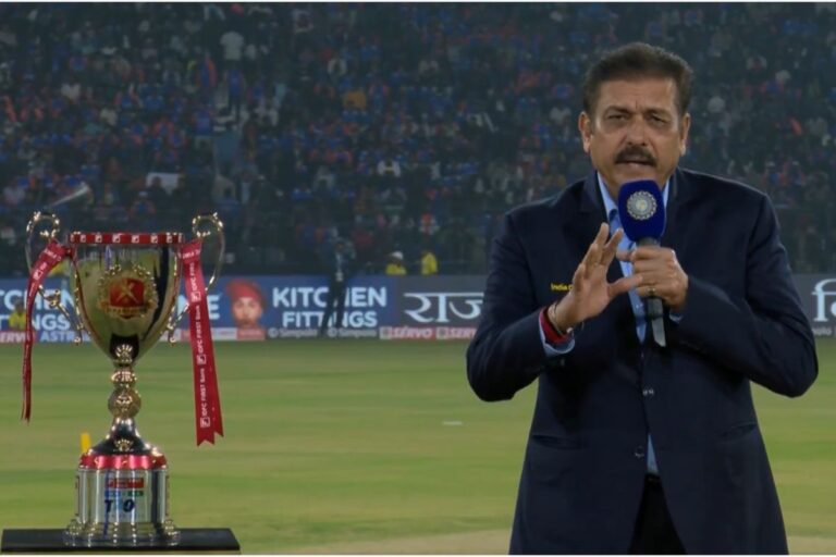 रवि शास्त्री ने टॉस के दौरान दो बार की एक ही गलती, भूल गए T20I वर्ल्ड कप की तारीख VIDEO