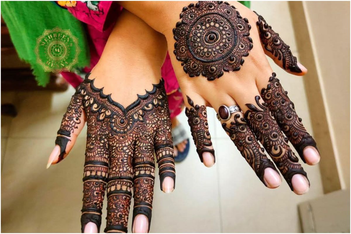 Simple Arabic Mehndi Designs: हाथों की खूबसूरती बढ़ाने वाले लेटेस्ट सिंपल अरेबिक मेहंदी डिजाइन्स 5 Round Tikki Designs