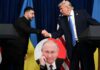 Russia wants to see Ukraine succeed says Donald Trump as Zelenskyy stands beside him