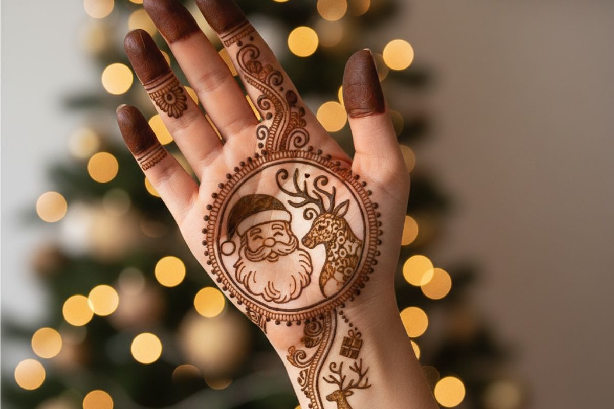 Santa Reindeer Motif