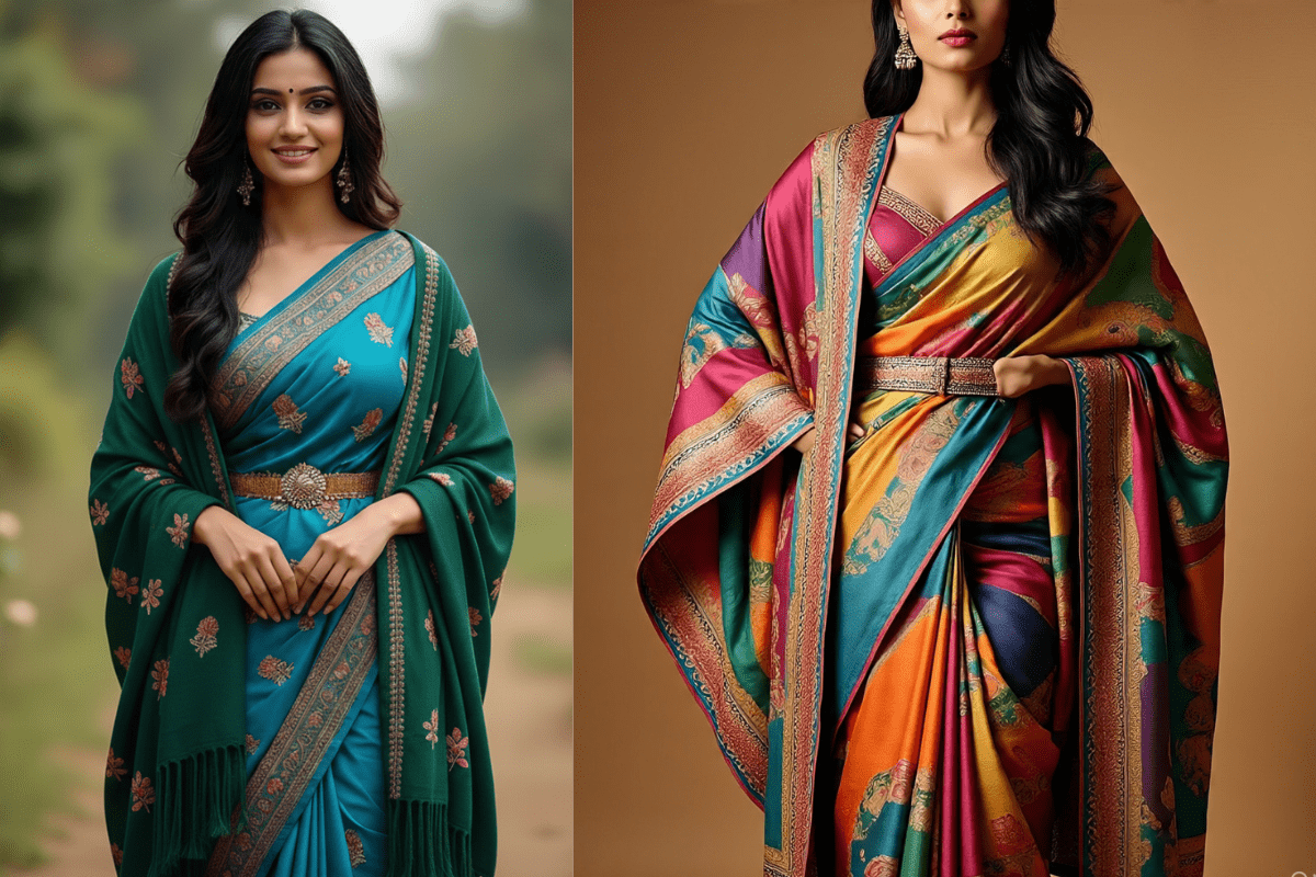 Shawl Drape with Belt