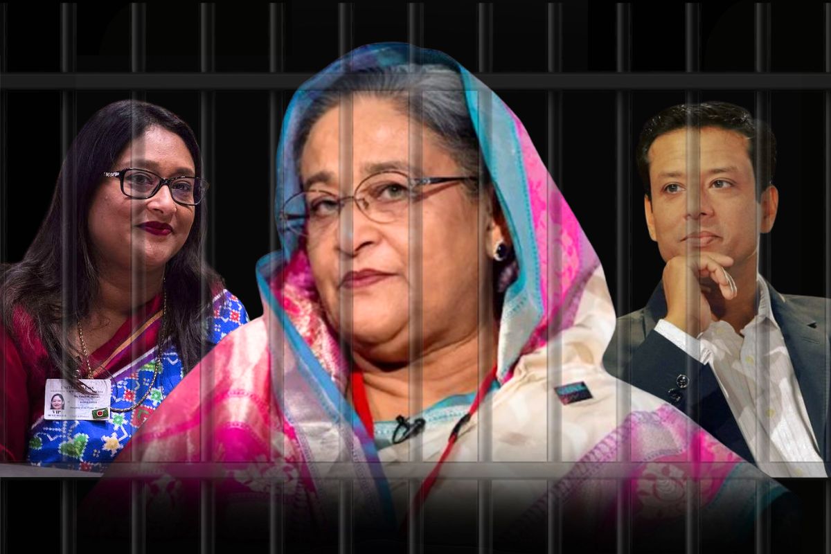 Bangladesh court sentences Sheikh Hasina to 5 years in prison for corruption with sister, son, daughter and niece.
