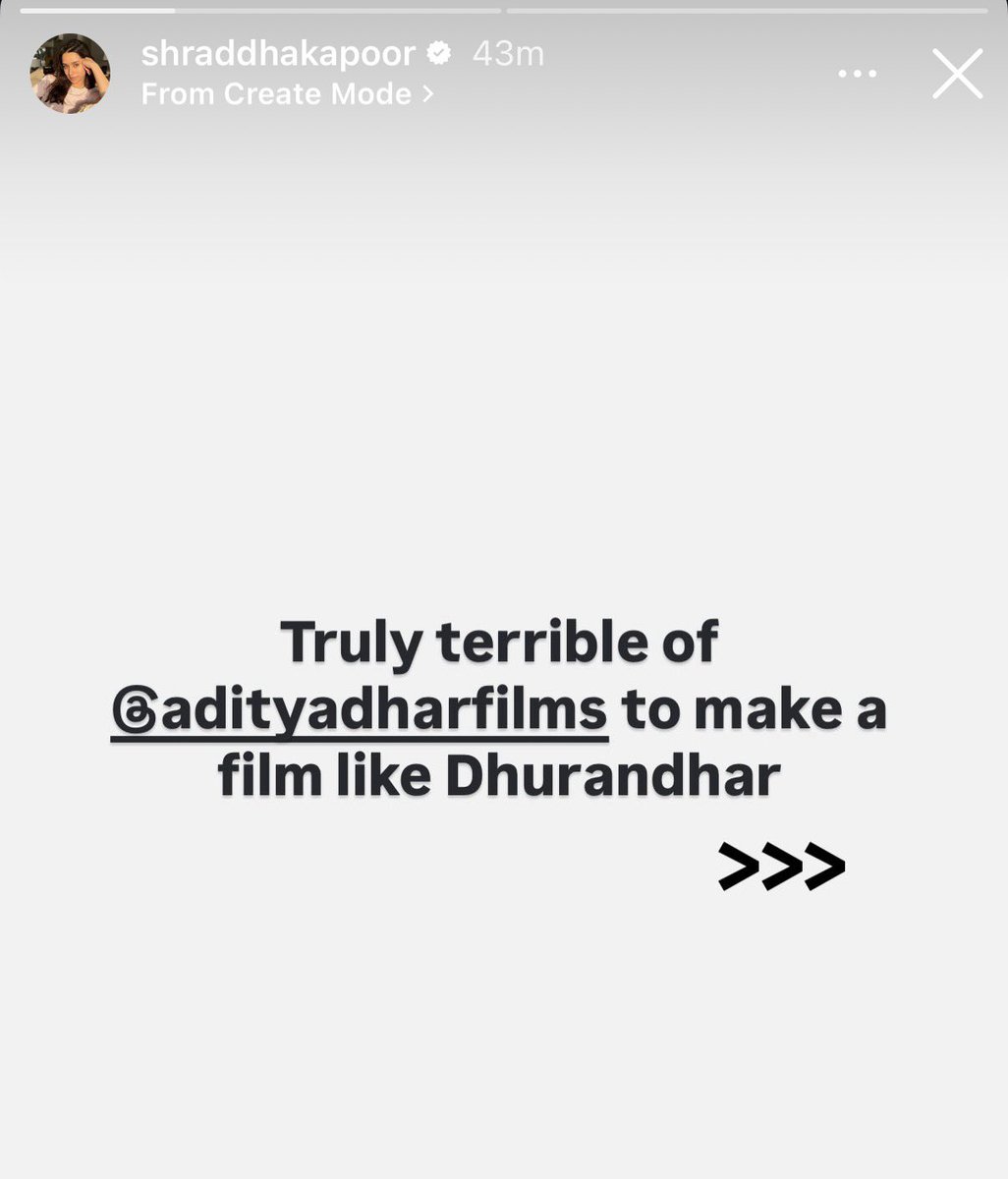 Shraddha Kapoor Reviews Dhurandhar