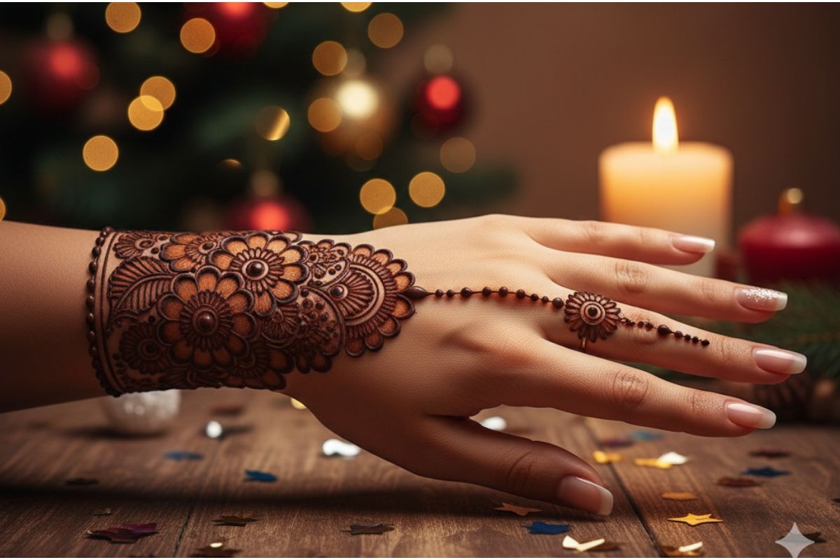 Simple Arabic Mehndi Design 5