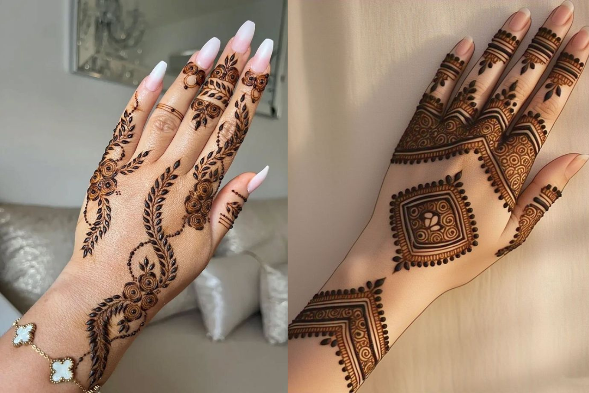 Backside Mehndi Design: हाथों की खूबसूरती बढ़ाने के लिए ट्राय करें ये लेटेस्ट और स्टाइलिश बैक साइड मेहंदी डिजाइंस 5 Simple Backside Mehndi Design