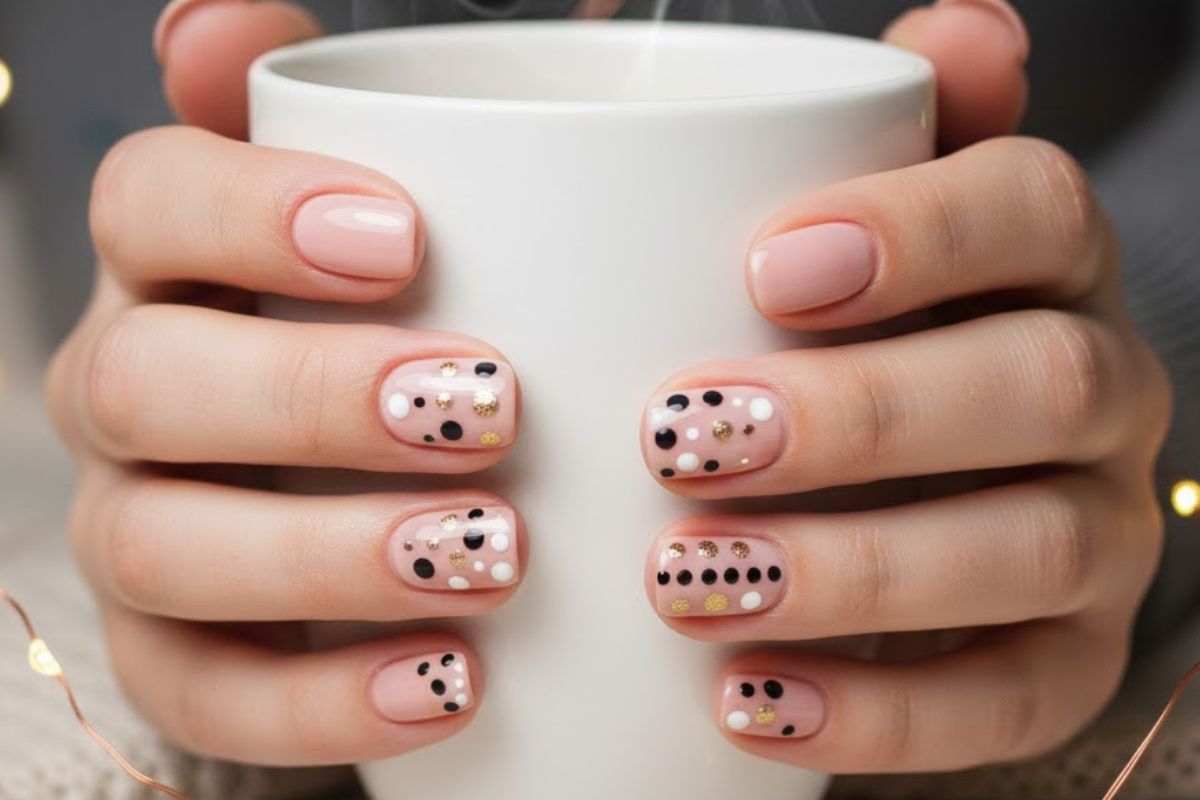 Simple Nail Art Design: अब पार्लर के खर्च से पाएं छुटकारा, घर पर बनाएं सिंपल और खूबसूरत नेल आर्ट 2 Dot Nail Art Design