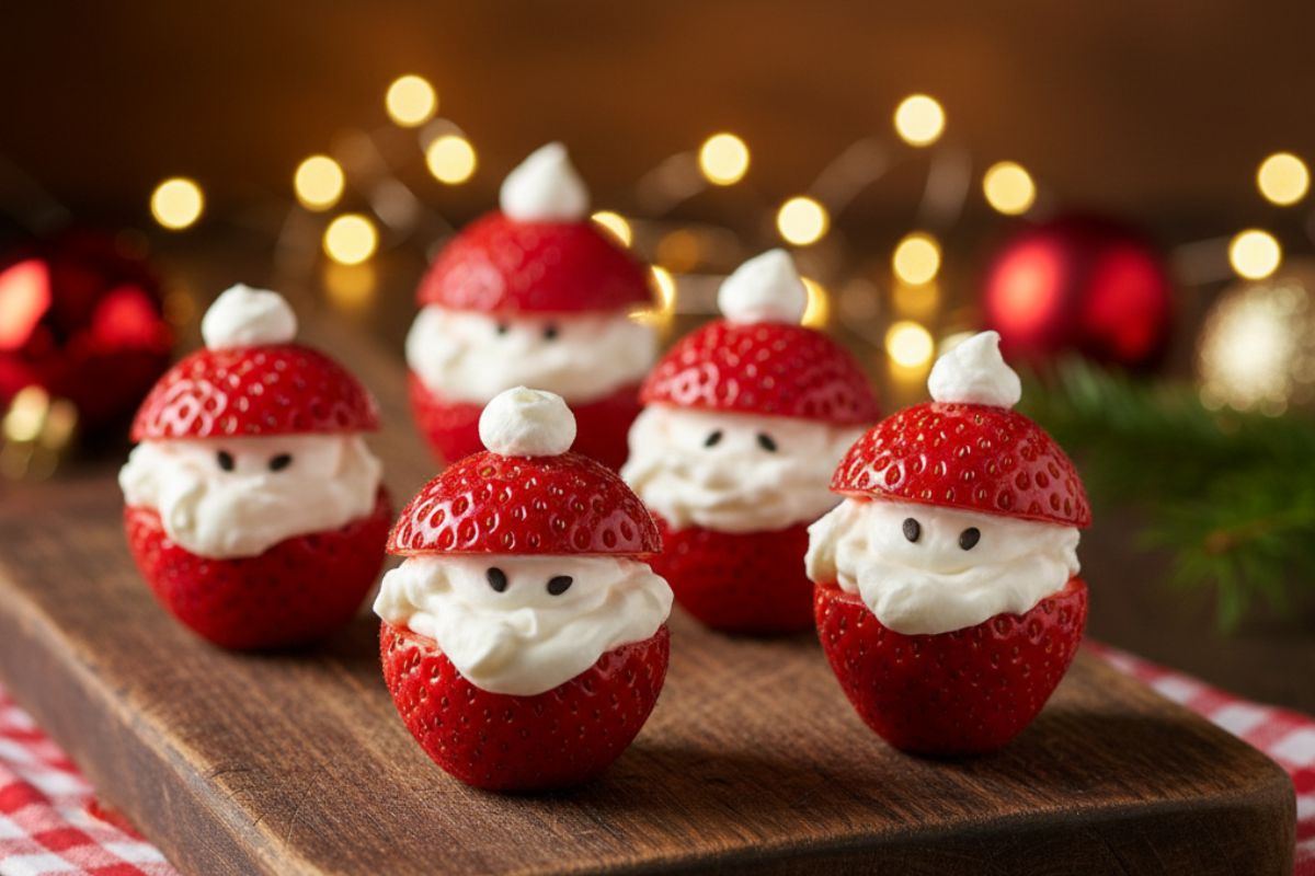 Christmas Party Snacks:मेहमानों का दिल जीत लेंगी ये 5 झटपट क्रिसमस पार्टी स्नैक्स रेसिपीज 5 Strawberry Santa Treats