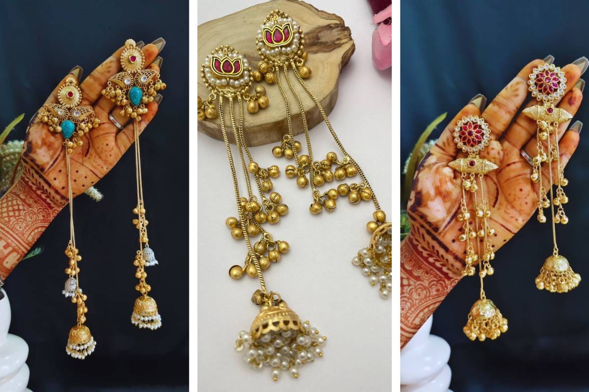 Trending Kashmiri Jhumka Design: इस वेडिंग सीजन हर लड़की पहनना चाह रही है न्यू कश्मीरी देझूर डिजाइन 1 Traditional Long Drop Kashmiri Dejhoor Jhumka