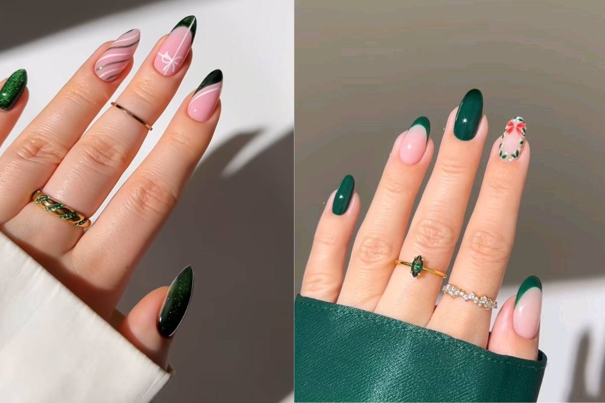 Christmas Nail Art Ideas: क्रिसमस के लिए देखें सबसे प्यारे और ग्लैमरस नेल आर्ट डिजाइंस - रेड, व्हाइट, ग्लिटर और सांता थीम डिजाइंस 3 Unique Christmas Nail Art Designs
