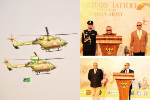 सैन्य प्रशिक्षण क्षेत्र में थल सेना के पूर्वी कमान का भव्य मिलिट्री टैटू, दिखी शक्ति, परंपरा और सांस्कृतिक विविधता