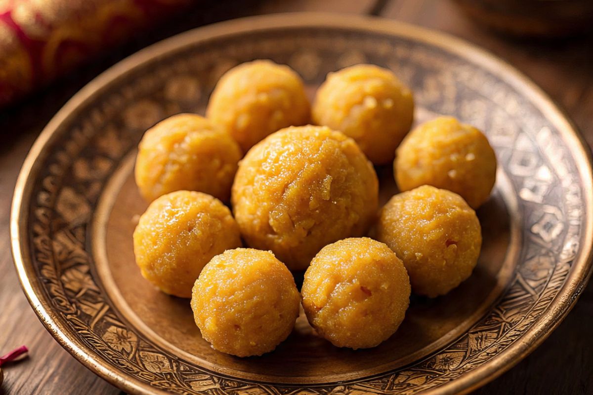 Winter Special Chana Dal Gud Ladoo