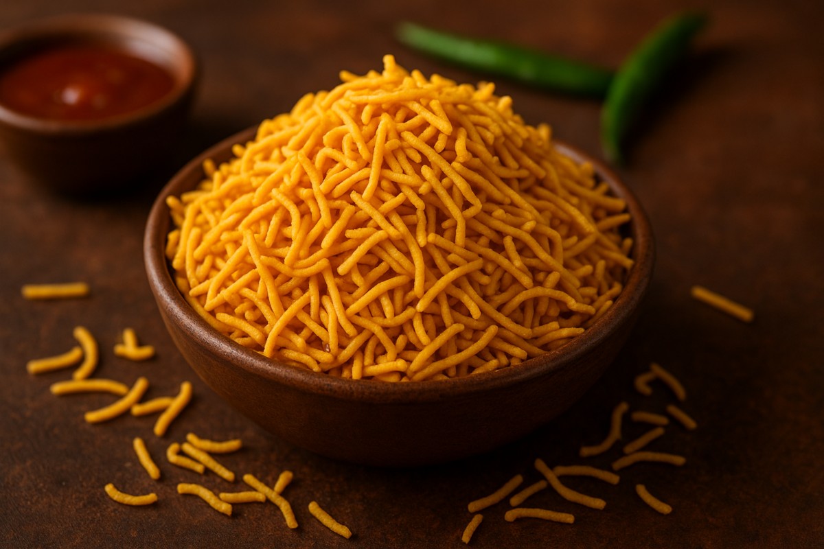 aloo sev bhujia recipe