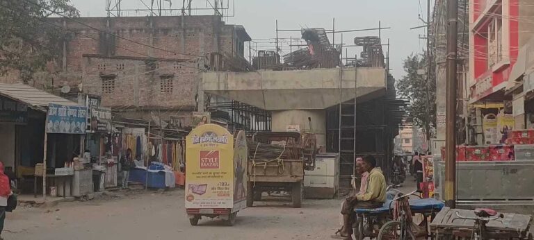 ओवरब्रिज निर्माण में आयी तेजी, जल्द बनने से मिलेगी राहत