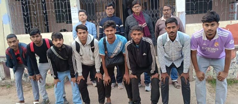 डीजे कॉलेज फुटबॉल टीम का ट्रायल व चयन प्रक्रिया संपन्न