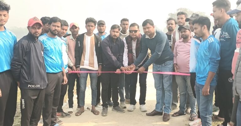 उद्घाटन मैच में माही-11 ने राइसिंग चैंपियन को 13 रनों से हराया