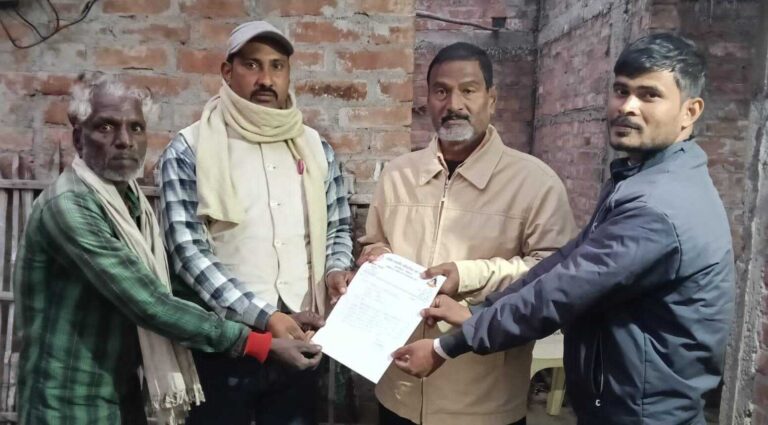 गरीब दास बने रविदासिया धर्म संगठन के प्रखंड अध्यक्ष