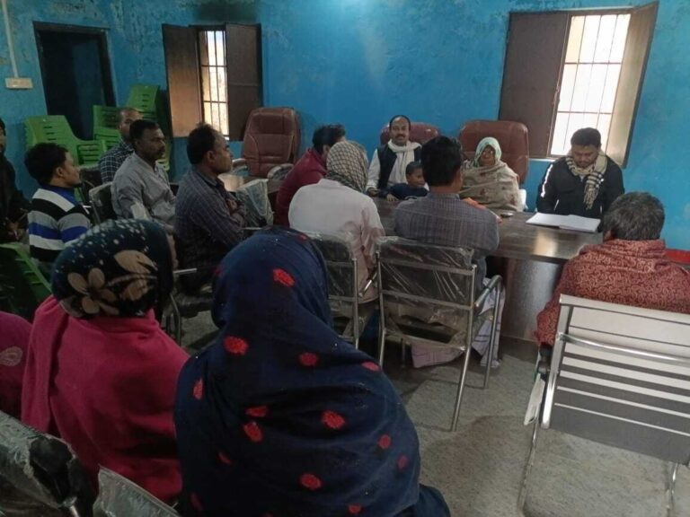 चनदहर में विकसित भारत अभियान को ले बैठक