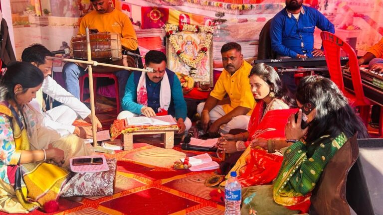 राम मंदिर प्राण प्रतिष्ठा की वर्षगांठ पर मंदिरों में कार्यक्रम