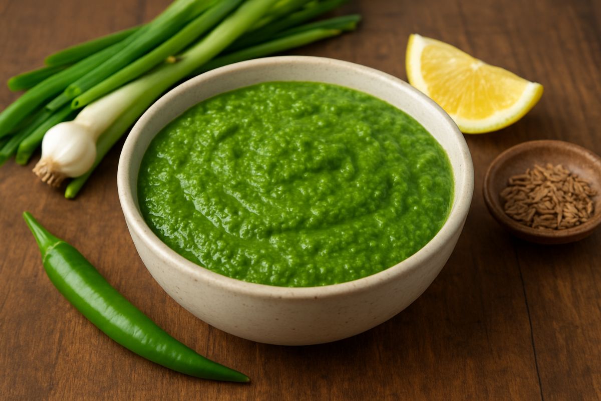 green lahsun ki chutney(AI Generated)