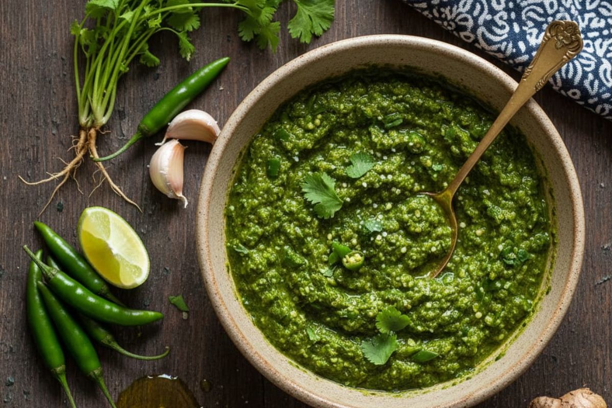 hari mirch ki tikhi chutney (AI Generated)
