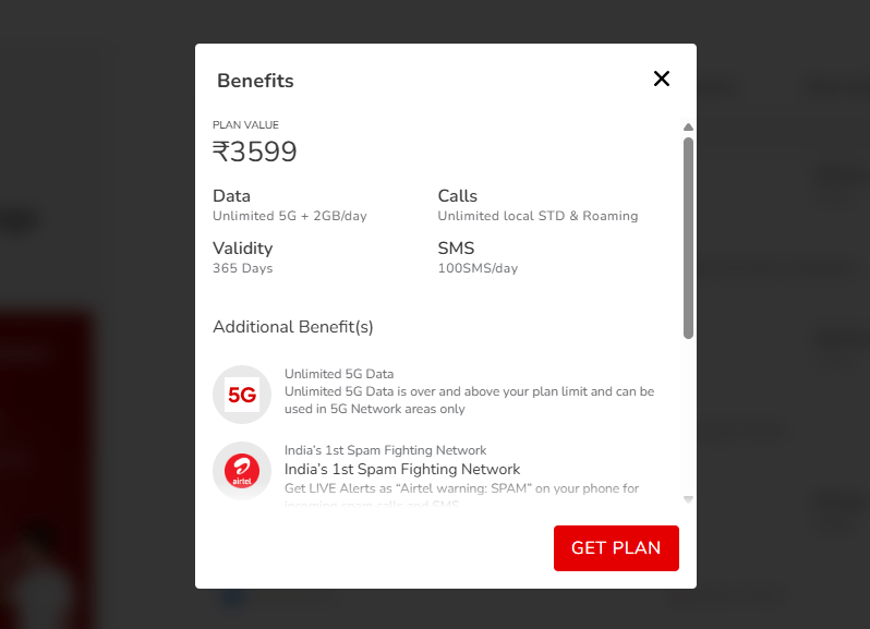 Jio Vs Airtel Vs Vi: किसका 3599 रुपये वाला प्लान है बेस्ट डील? 3 Image 132