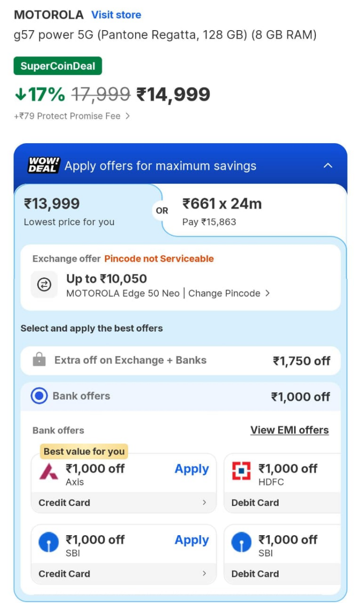 15000 की रेंज में Motorola के ये दो फोन्स हैं बेस्ट डील, मिलेगा 50Mp कैमरा और 7000Mah बैटरी का कॉम्बिनेशन 1 Image 137