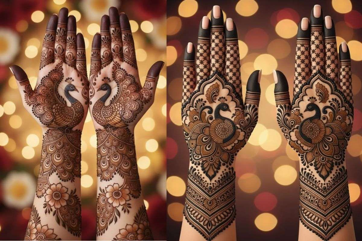 Mehndi Design: दुल्हन की सहेलियां ट्राई करें ये Ai मॉडर्न एंड ट्रेंडी मेहंदी डिजाइन, खूबसूरती में लग जाएंगे चार चांद 1 Image 140