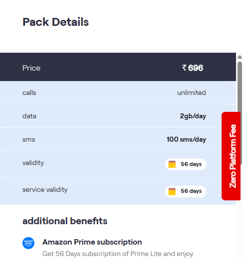 Vi का 56 दिनों वाला जबरदस्त प्लान, हर दिन मिल रहा 12 घंटे अनलिमिटेड डेटा और फ्री Amazon Prime का मजा 1 Image 16