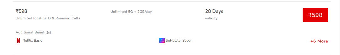 28 दिन वाले Airtel प्लान्स की पूरी लिस्ट, कॉलिंग और डेली डेटा के साथ मिलेंगे Ott बेनिफिट्स 10 Image 167