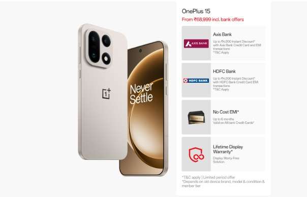 Oneplus Community Sale: स्मार्टफोन्स पर भारी छूट, Tws की कीमत सिर्फ 1149 रुपये से शुरू 2 Oneplus 15 Price Details