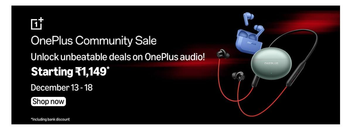 Oneplus Community Sale: स्मार्टफोन्स पर भारी छूट, Tws की कीमत सिर्फ 1149 रुपये से शुरू 8 Oneplus Earbuds Price Details