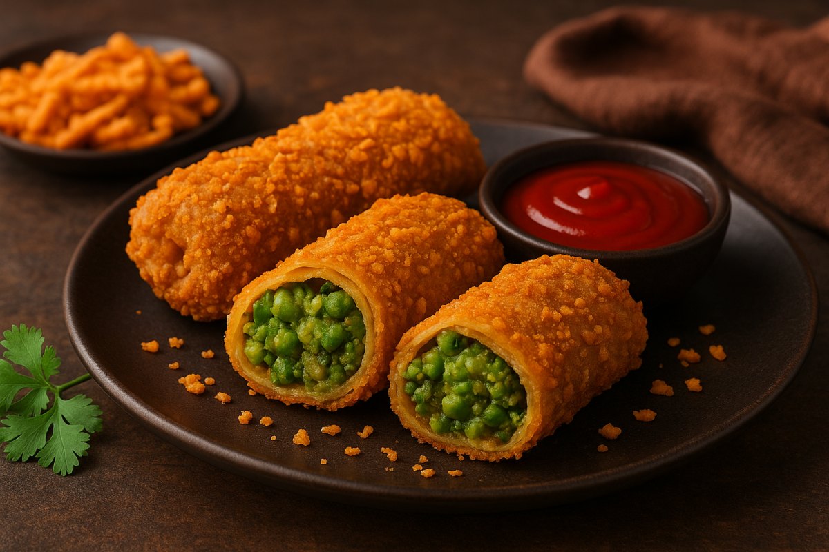 kurkure matar roll