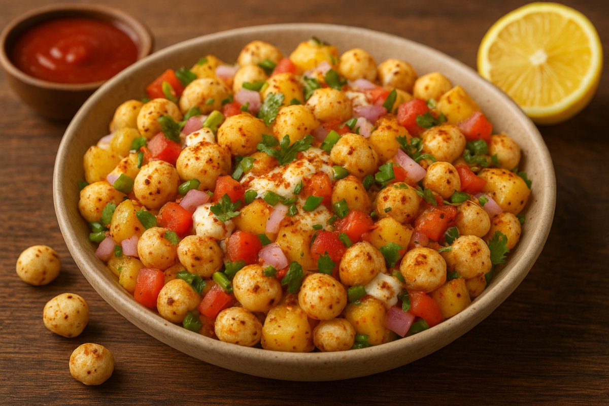 makhana aloo chaat recipe