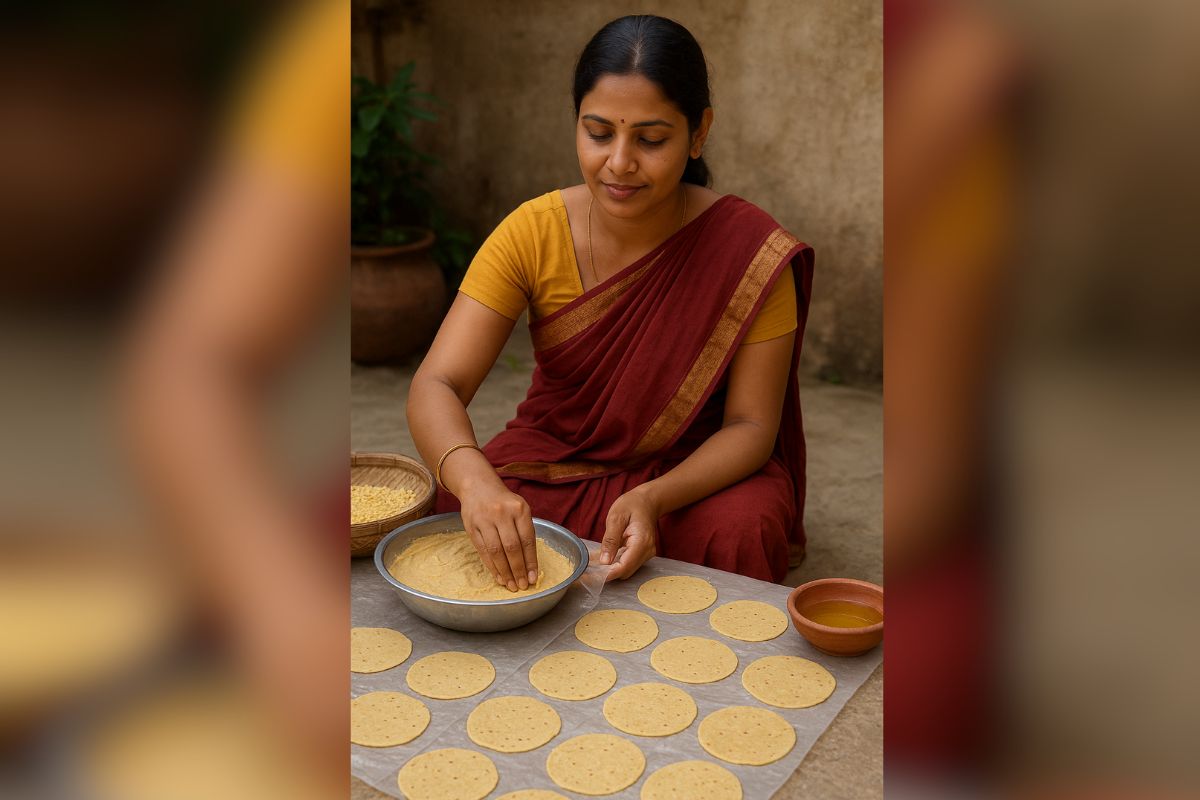 moong dal papad recipe (AI Generated)