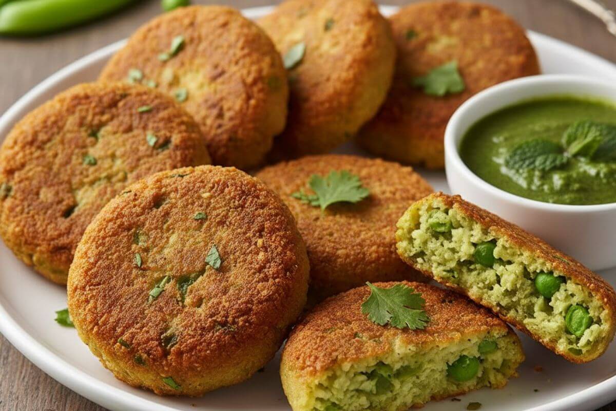 poha matar cutlet