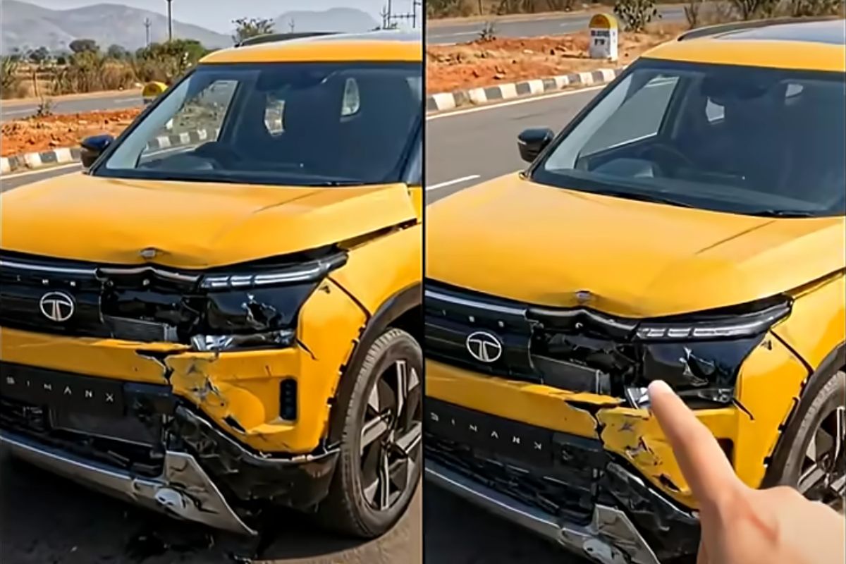 tata sierra crash viral video fact check